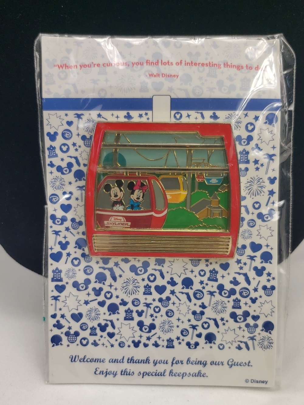 Disney Pin - Mickey and Minnie Transport Skyliner Gondola NEW IN PACKAGE